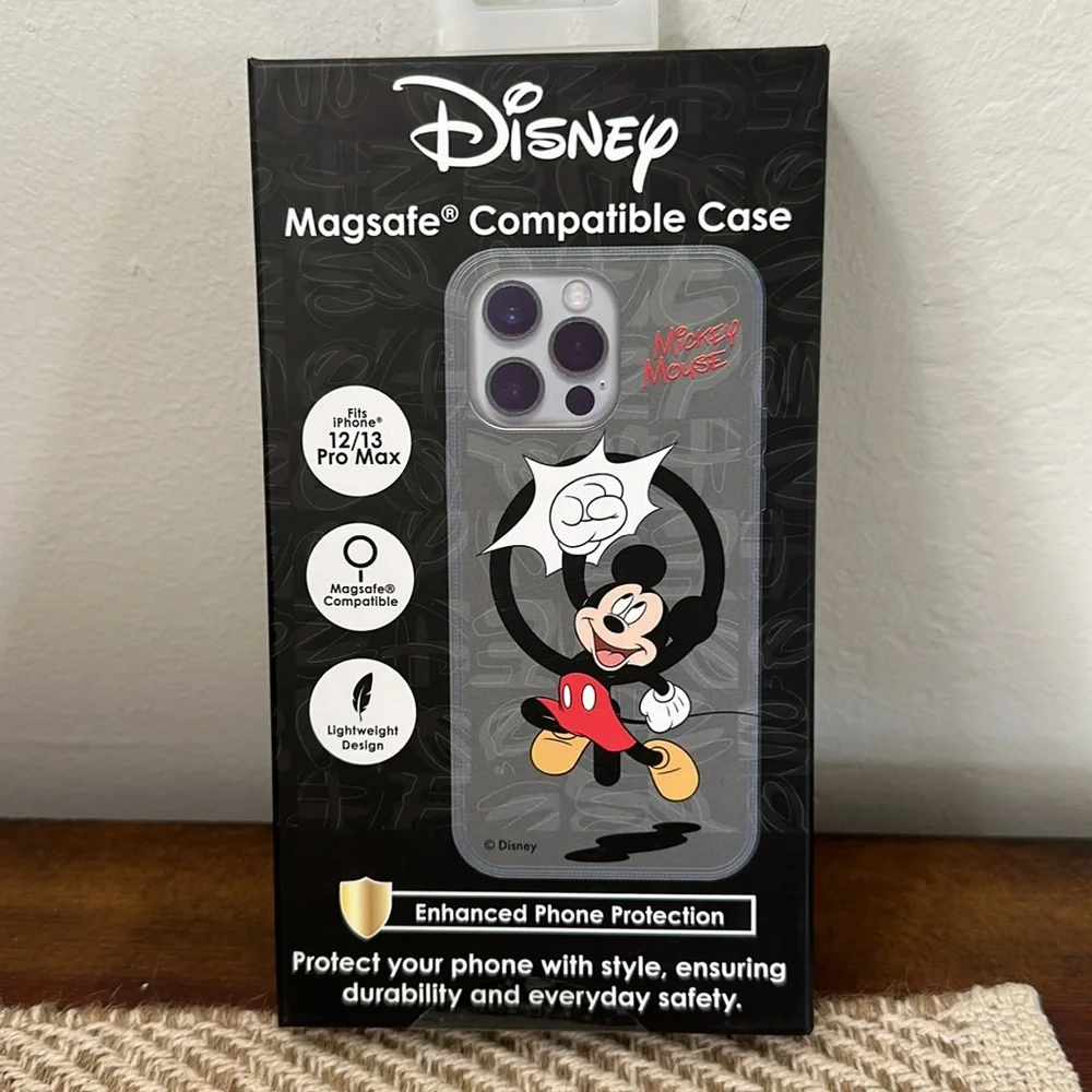 NEW DISNEY MICKEY MOUSE IPHONE 12/13 Pro Max Phone Cover MagSafe Compati…